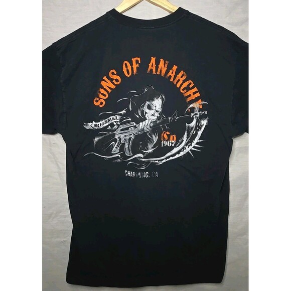 Sons Of Anarchy Skull T-Shirt, XL, Charming, CA - Picture 1 of 6